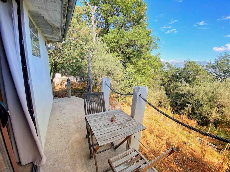 Bas De Villa Au Milieu Des Oliviers. Chateauneuf-Villevieille Exteriör bild
