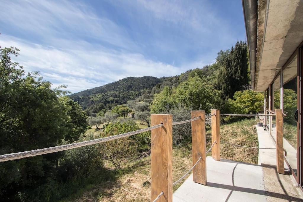 Bas De Villa Au Milieu Des Oliviers. Chateauneuf-Villevieille Exteriör bild